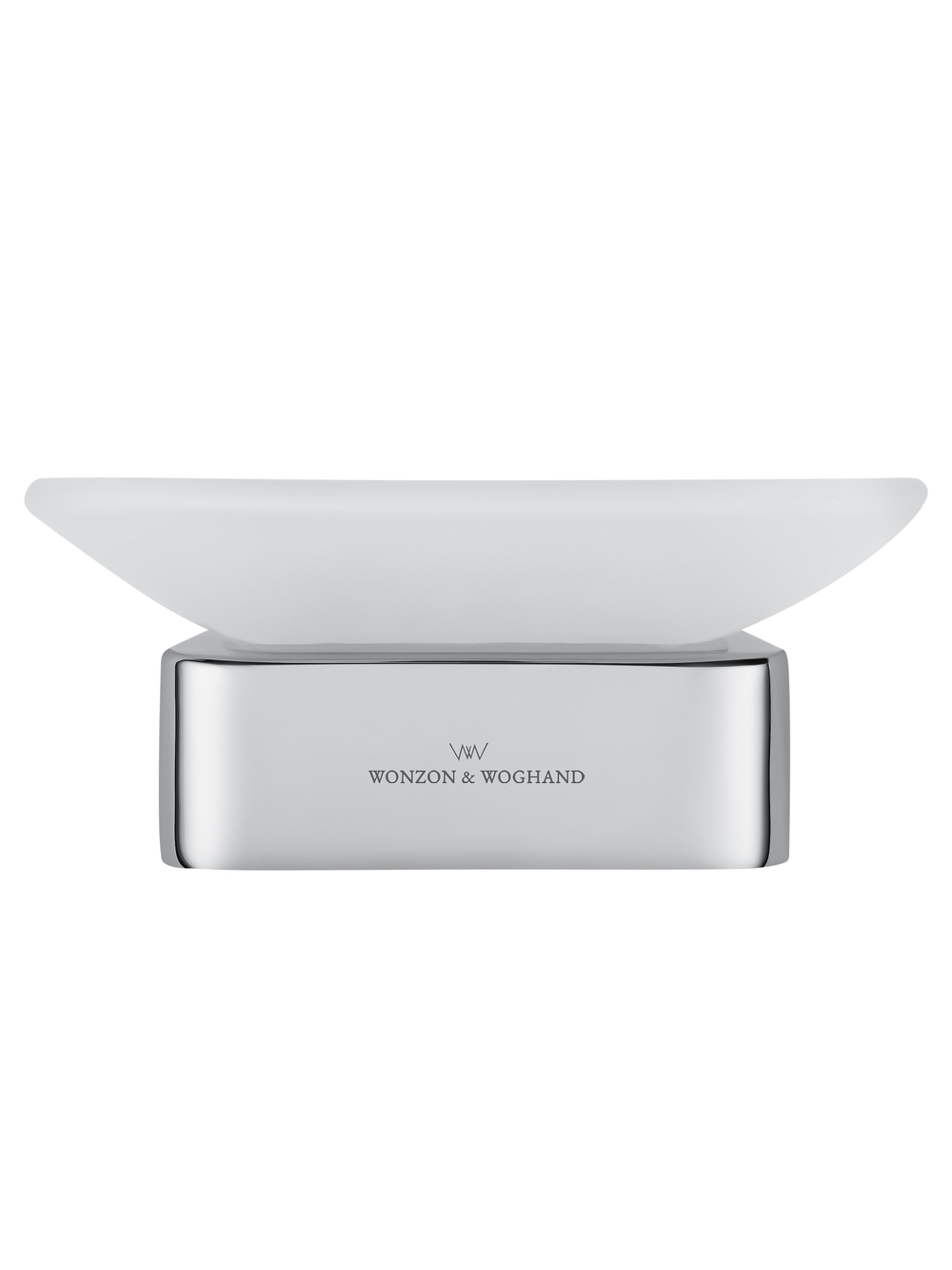 Мыльница с держателем WONZON & WOGHAND LOTTE, Хром (WW-8322)