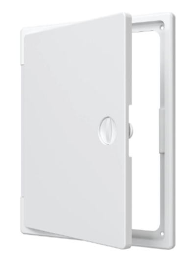 Люк-дверца накладной с замком 200х250 мм пластиковый