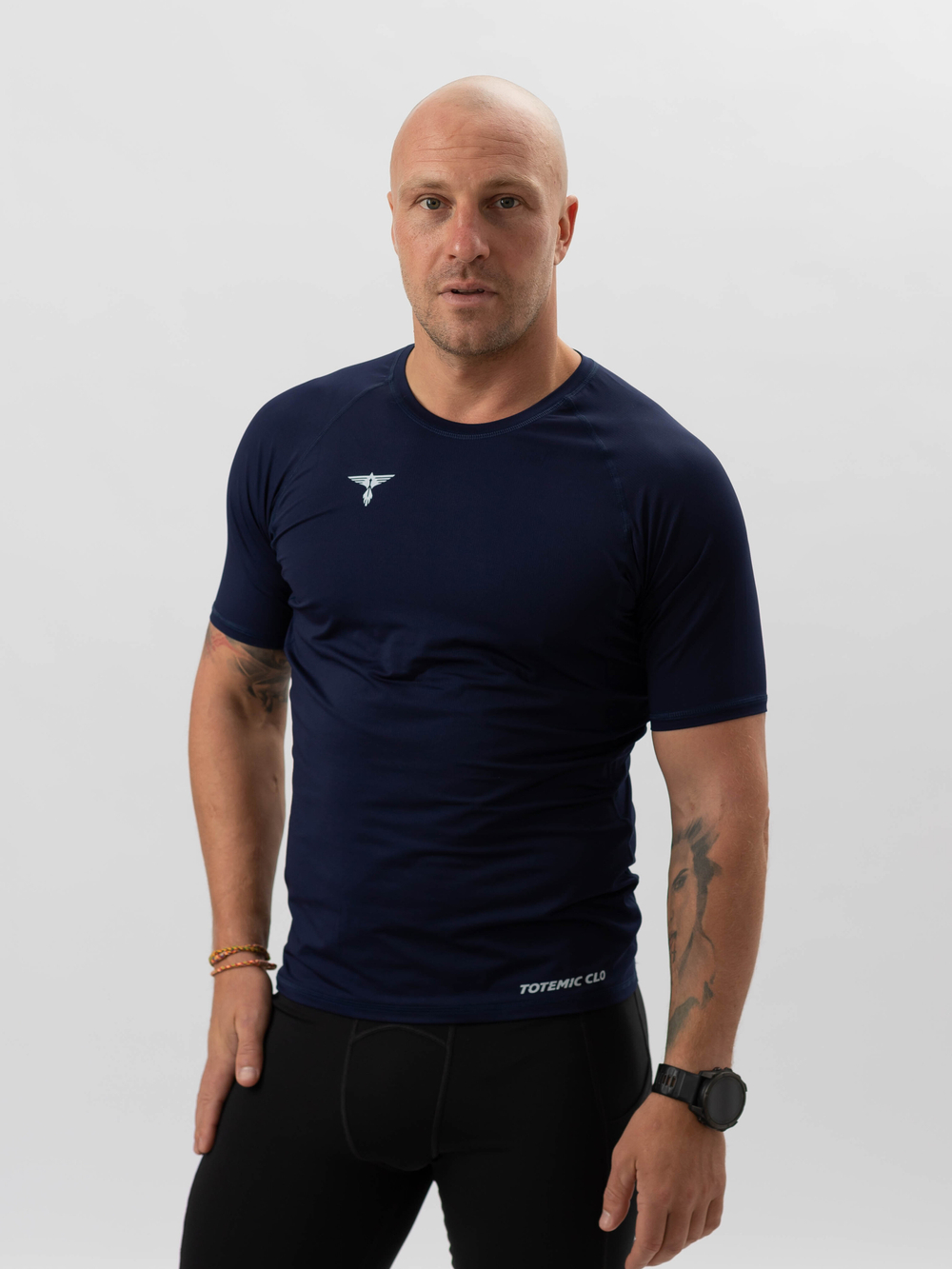 Спортивная футболка DRI FIT реглан TOTEMIC CLO синий