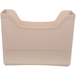 Органайзер - лоток для хранения на колесиках «ИДЕАДОМА», цвет бежевый, 33.6*13.7*25.2см