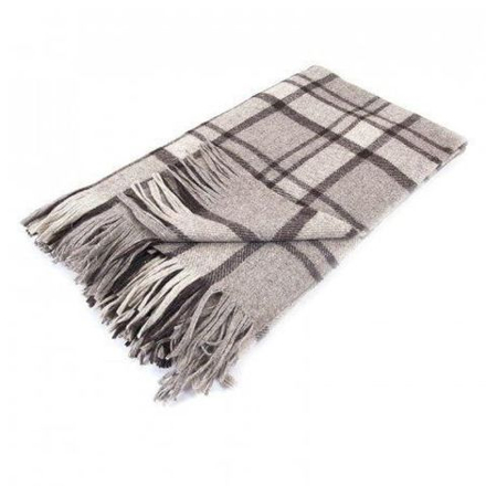 Плед шерстяной с кисточками ПШ-400