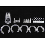 Насадка пояс верности мужская с замочком Blocker прозрачный