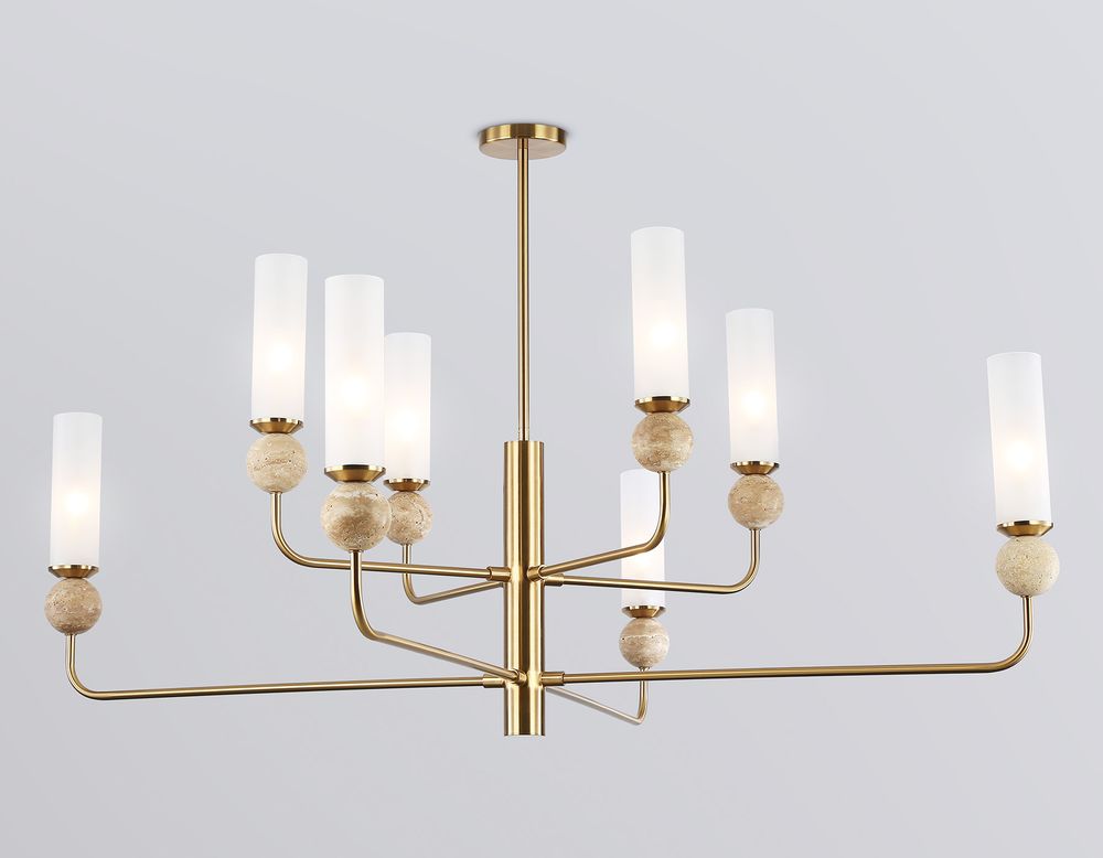 Ambrella Люстра на штанге с мрамором Ceramo Modern LH53252