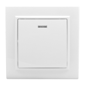 Выключатель с/у Минск ERV10-121-10, 1 клавиша, с/инд, белый 221332