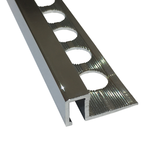 ЛРПХ 8*10мм "DO-1" 2,7м Р-об. вставка-фриз ХРОМ латунь