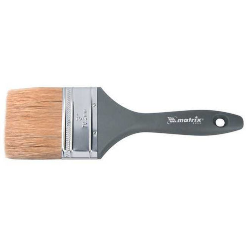 Кисть плоская натур ЕВРО * 4 * Matrix Profi, 4" 100мм