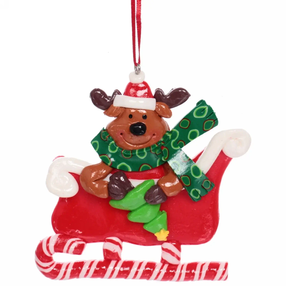 Подвеска Сandy «Новогодний экспресс» 10*10 см, в ассортименте