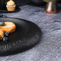 Блюдо овальное 28*21,5 см h3 см Black Raw Stellar P.L. Proff Cuisine [3]