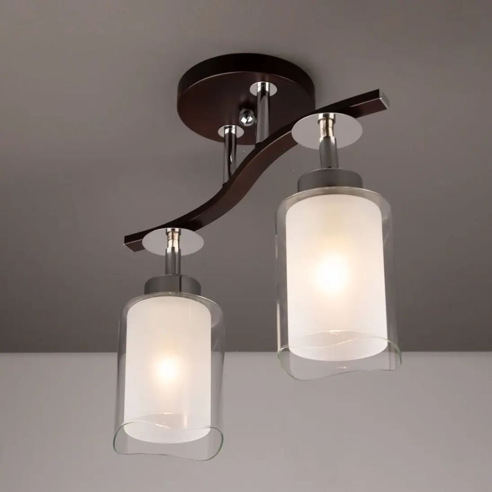 Citilux Фортуна CL156122 Люстра с поворотными плафонами Венге Хром