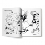 Блокнот А5, Канц-Эксмо,7БЦ, пантон. печать, матовая ламинация, выб. лак, дизайнерский блок, 64 л, "Graffiti book. Скейтбордист""