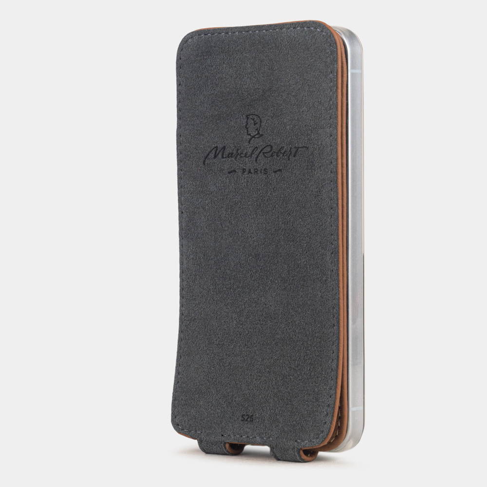 Чехол для Samsung Galaxy S25 Plus из кожи теленка, цвета карамель