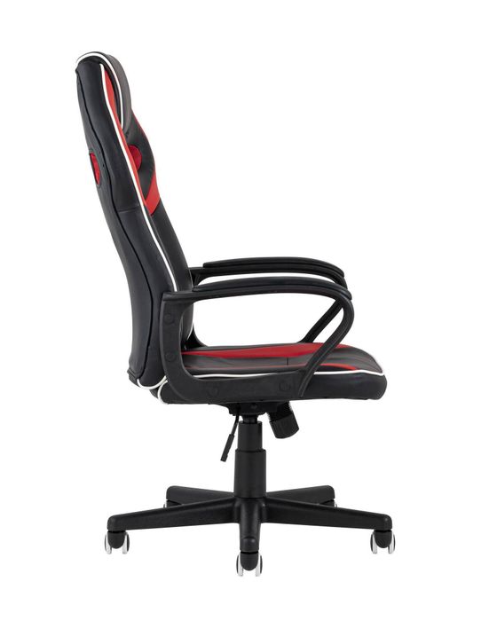 Кресло игровоеs Racer Lighti черное с красным TopChairs