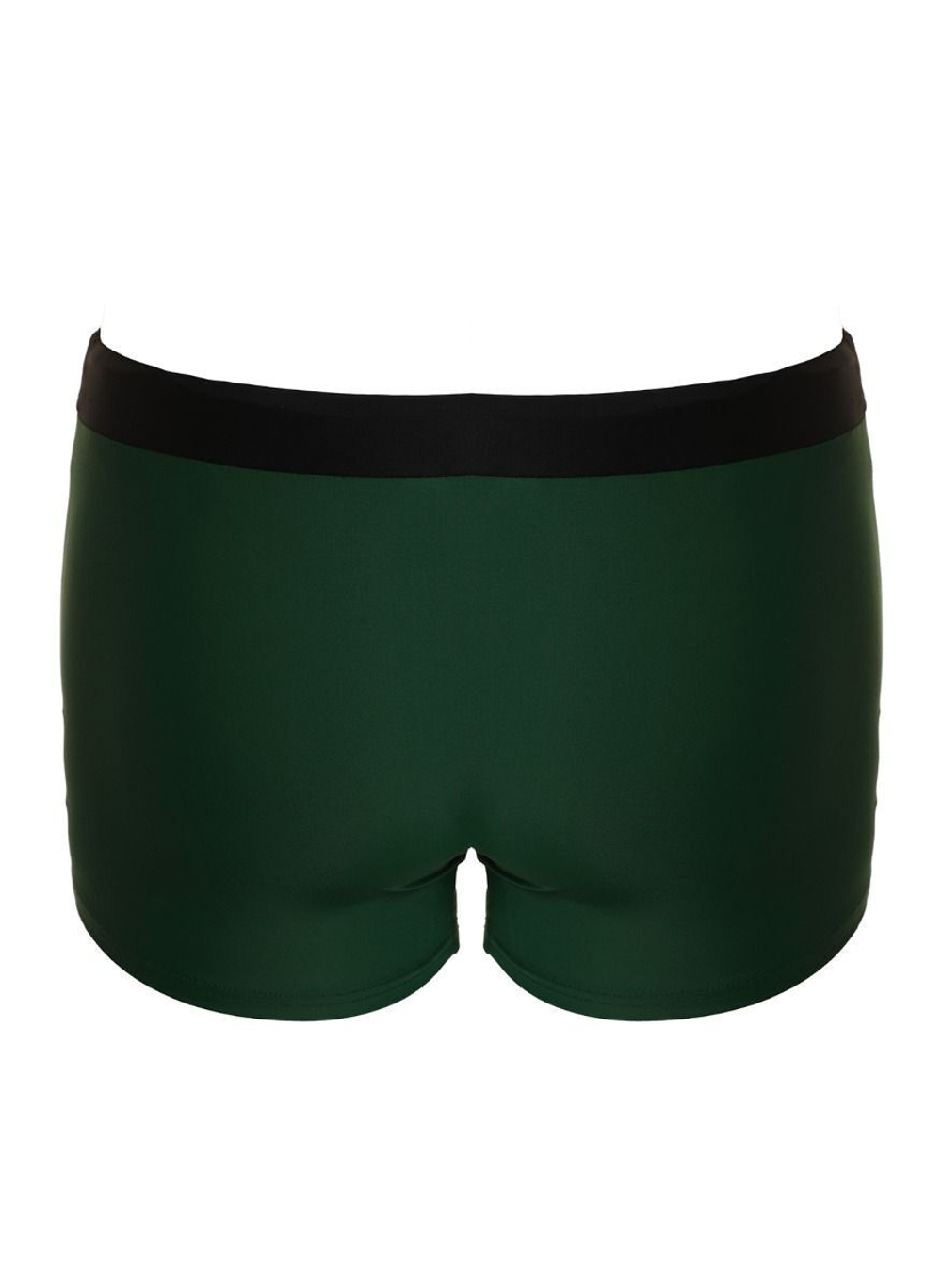 Классические мужские плавки-боксеры с контрастным поясом (Размер: L) (Цвет: темно-синий)