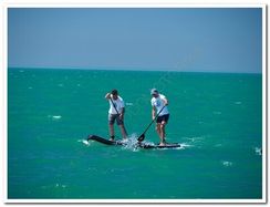 Надувная доска для SUP серфинга D7 Boards Surf 9.6