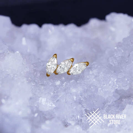 3K Plume Crystal PVD Yellow