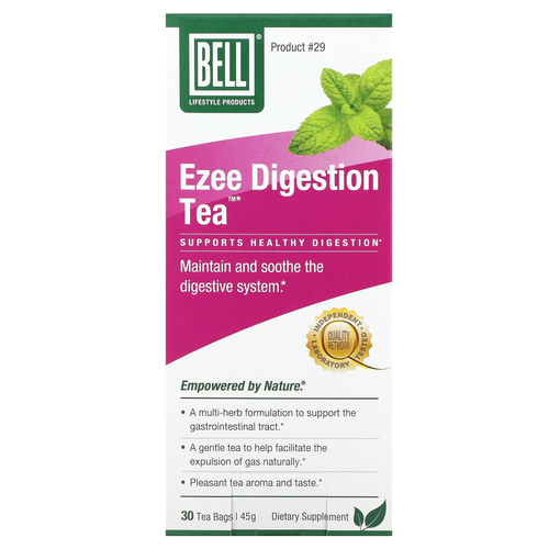 Bell Lifestyle, Ezee Digestion Tea™, 30 чайных пакетиков, 45 г