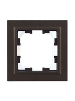 BRITE Рамка 1-местная IP44 РУ-1-БрТБ-44 темная бронза IEK
