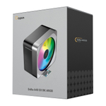 Кулер для процессора Ocypus Delta A40 EX BK ARGB, 120mm ARGB FAN, 4 HEAT PIPES, 4-PIN PWM, 500-1800 RPM, 29DBA