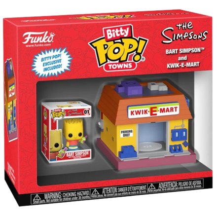 Фигурка Funko Bitty POP! Towns Simpsons Bart Simpson and Kwik-E-Mart