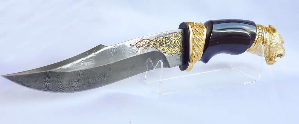 Дамасский нож Пантера