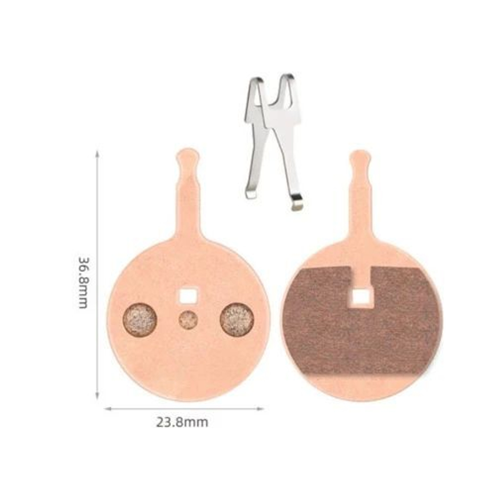 Колодки тормозные медные TP-02B для электросамокатов и велосипедов