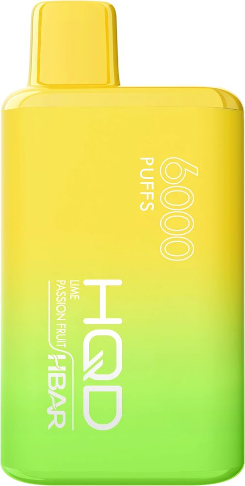 HQD HBAR 6000 - Lime Passion Fruit (5% nic)