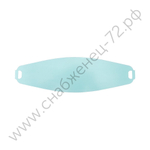 Поликарбонатное стекло внешнее 395х118мм для маски Guardian