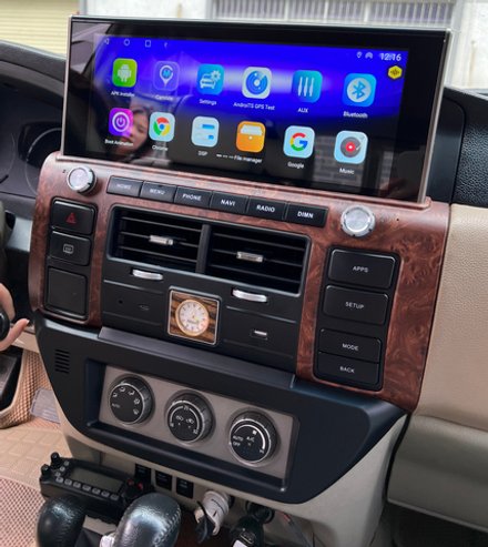 Магнитола Nissan Patrol 2004-2010 Y51 - Carmedia ZH-N1209 монитор 12.3" на Android 12, 8Гб+128Гб, CarPlay, 4G SIM-слот