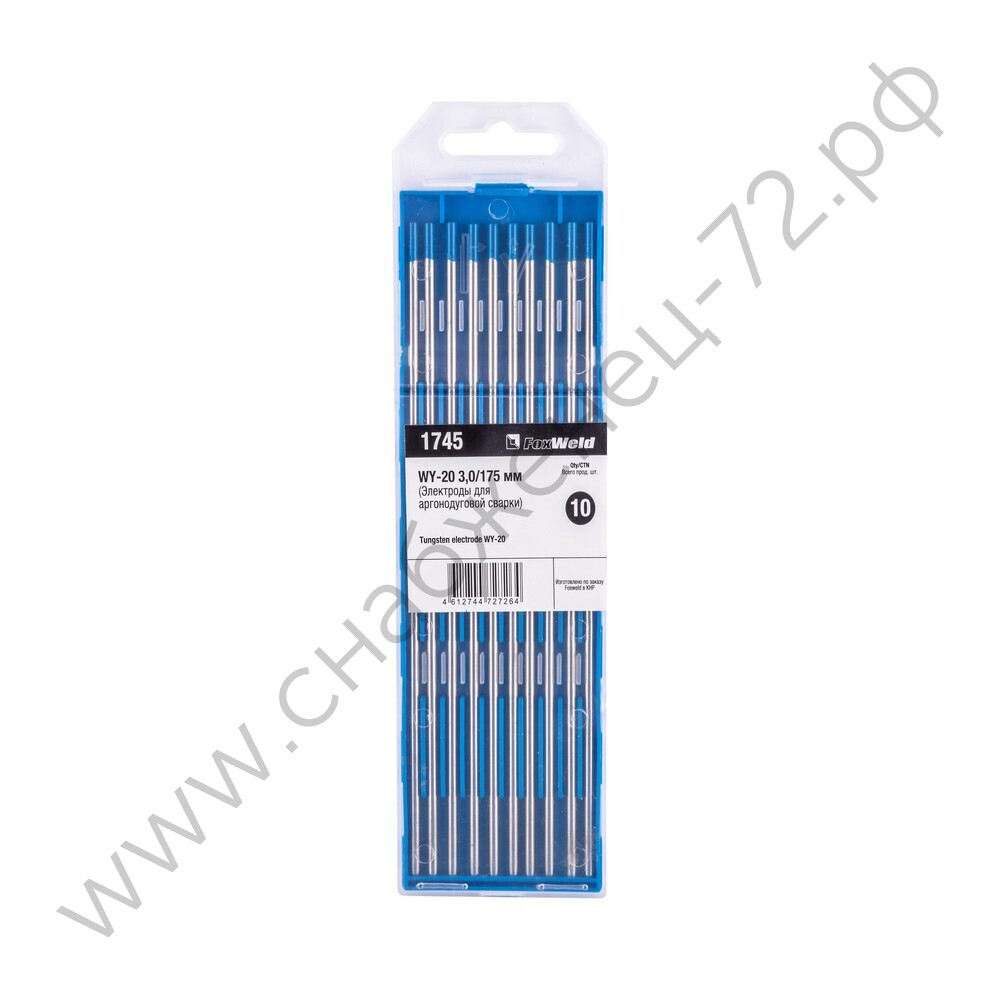 Вольфрамовый электрод WY-20 3,0мм / 175мм (1шт.) FoxWeld