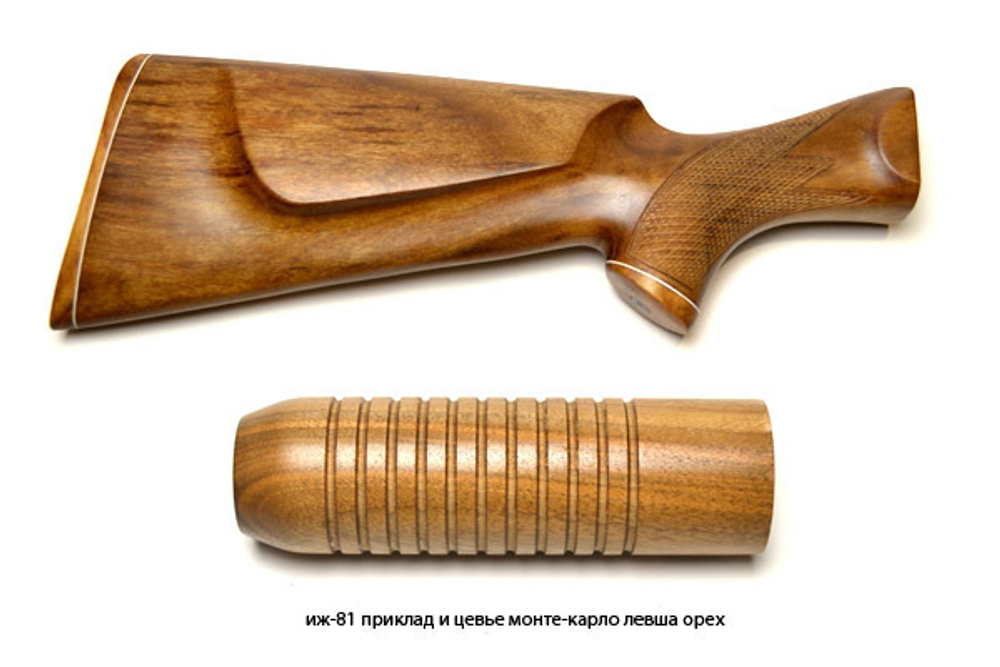 ИЖ-81 приклад и цевье Монте-Карло левша орех