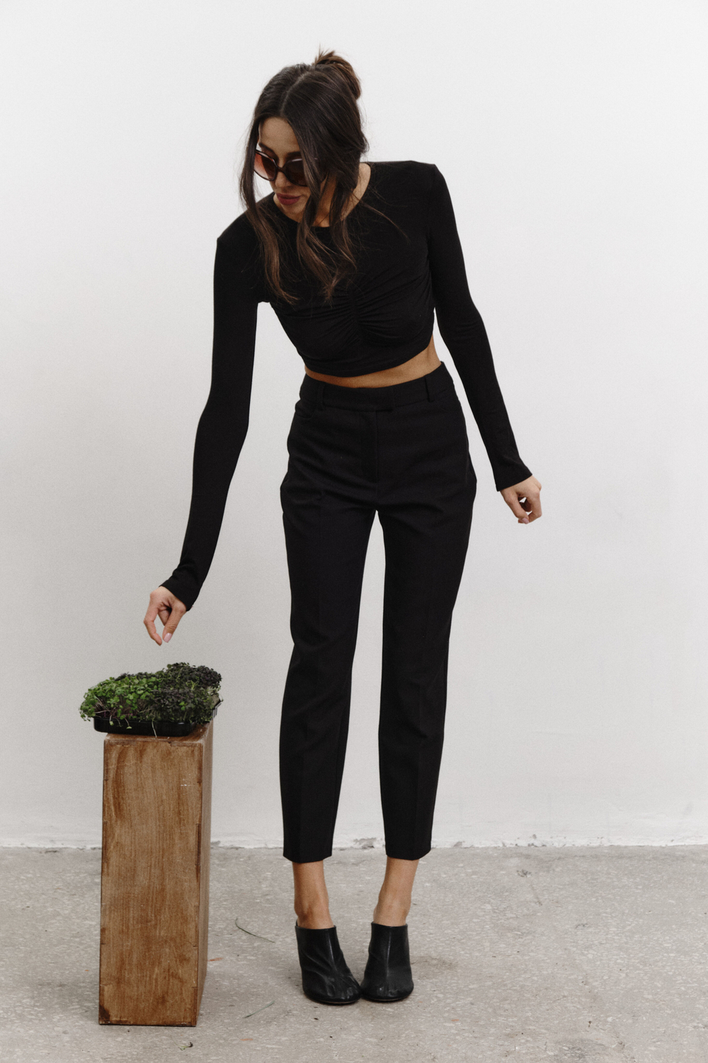 Брюки укороченные BLACK SWAN | Черный