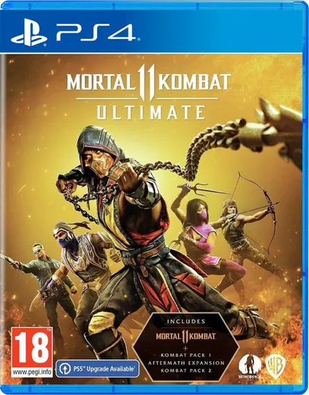 PS4 Mortal Kombat 11 Ultimate (Б/У, Русские субтитры, CUSA-25149;25150)