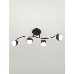 Светильник настенно-потолочный спот Rivoli Vanessa 7074-704 4хGX53 15 Вт поворотный | Rivoli