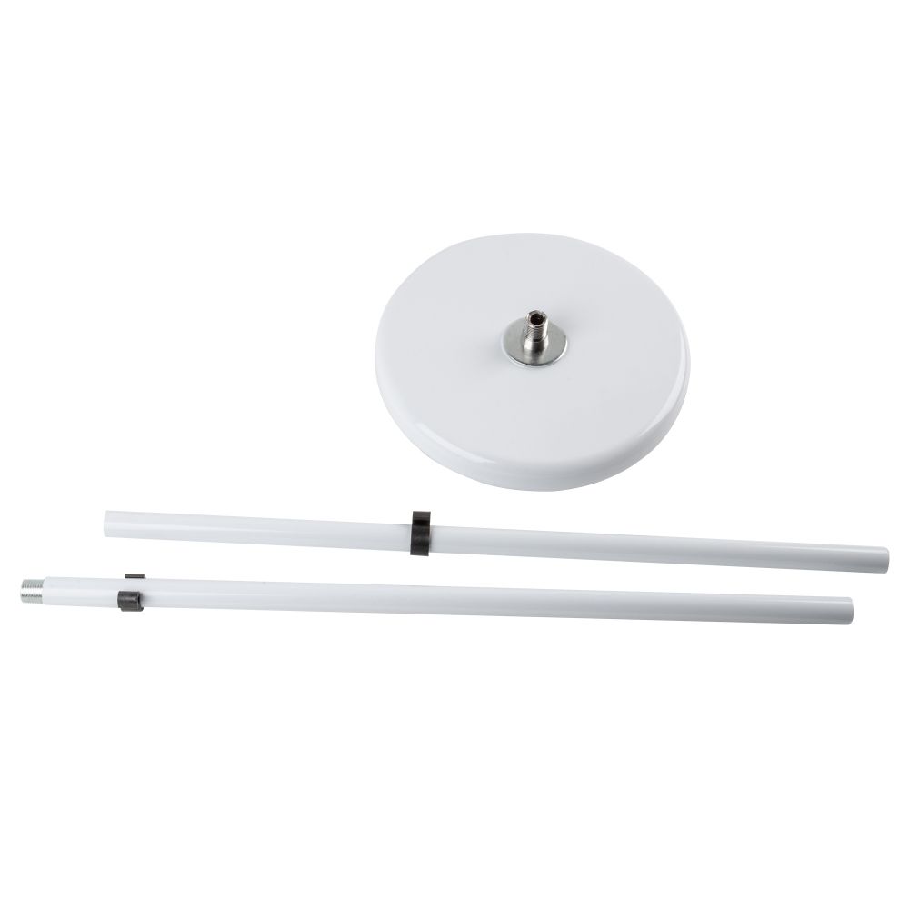 ULM-T600 2х6W-4500K-DIM WHITE Торшер напольный светодиодный. 2х6W. Сенсорный выключатель. Диммер. Белый. ТМ Uniel