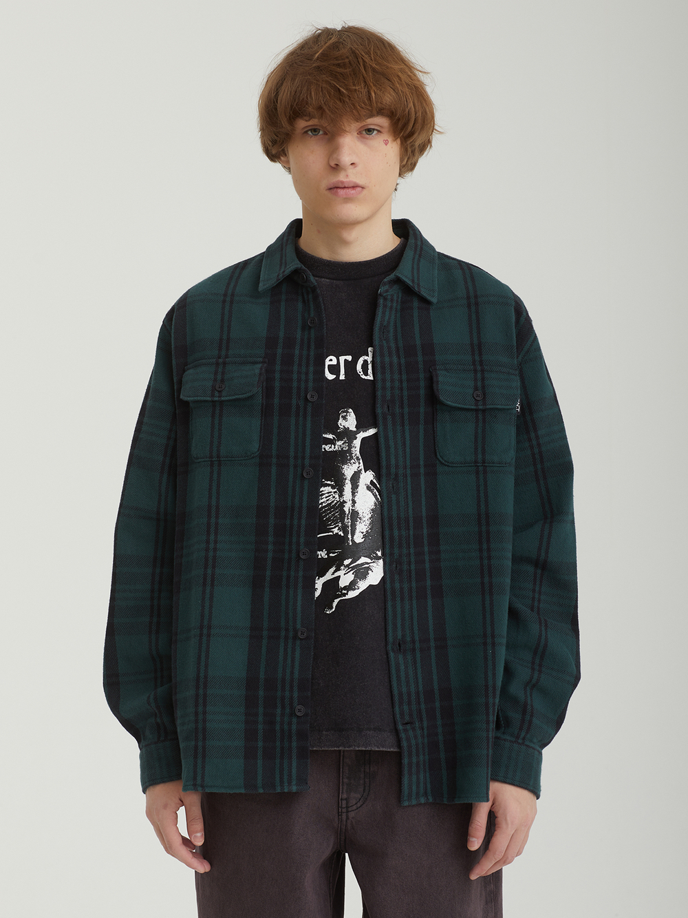 Мужская Рубашка Big Flannel Work
