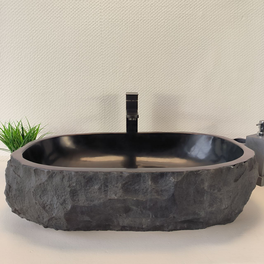 Раковина из андезита Erozy Black EA-64852 60*41*16 0039