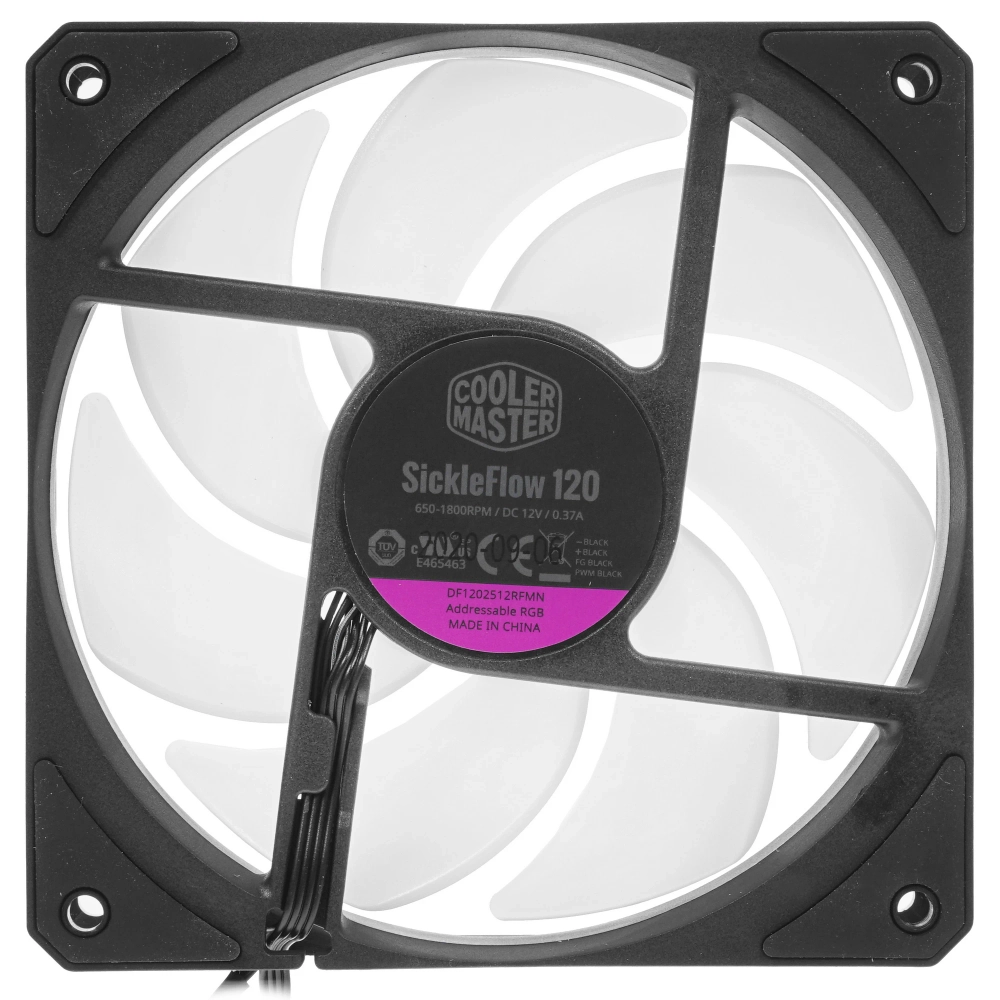 Комплект вентиляторов Cooler Master SickleFlow 120 ARGB 3IN1 [MFX-B2DN-183PA-R1] черный