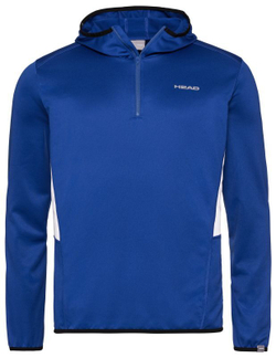 Мужская теннисная кофта Head Club Tech Hoodie M - royal blue