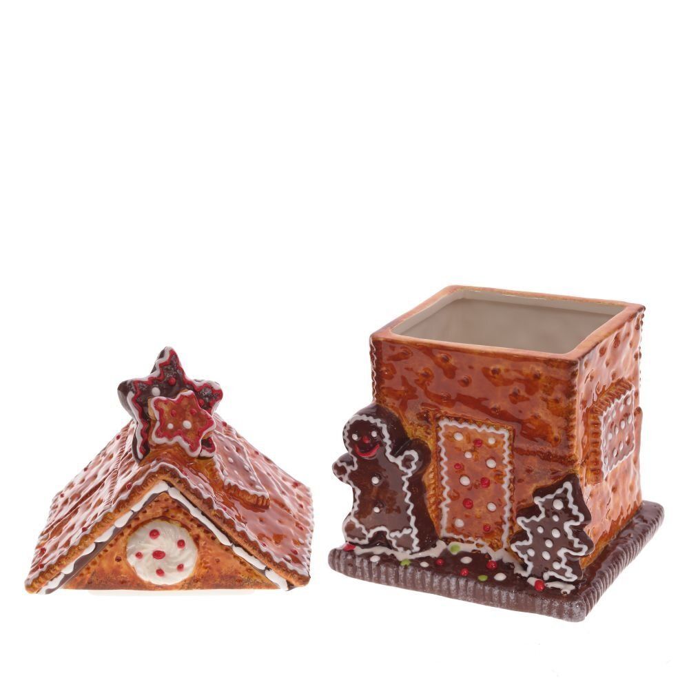 GAEM Конфетница "Пряничный домик", 700 мл, L13,5 W12 H21,5 см