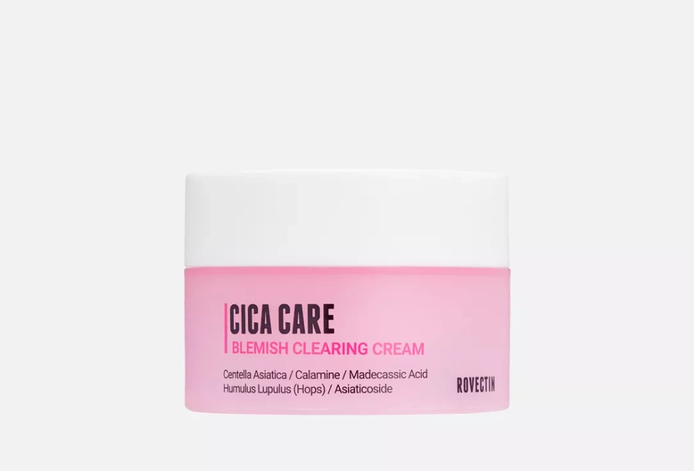 Rovectin Крем для проблемной кожи с центеллой - Rovectin Cica Care Blemish Clearing Cream, 50мл.