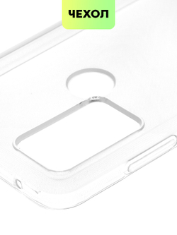 Чехол BROSCORP для TCL 30 SE оптом (арт. TCL-30SE-TPU-TRANSPARENT)