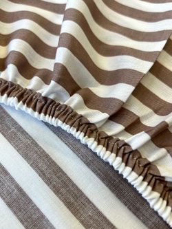 Простынь на резинке сатин Milky Garden "Мэри (компаньон)" 160x200 см