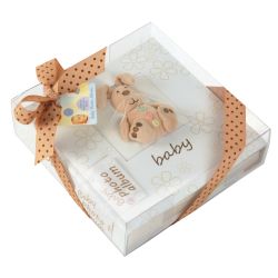 Innova Q341292 Фотоальбом 160 фото 10*15 Детский с плюшевой игрушкой в подарочной упаковке, кармаш | Innova