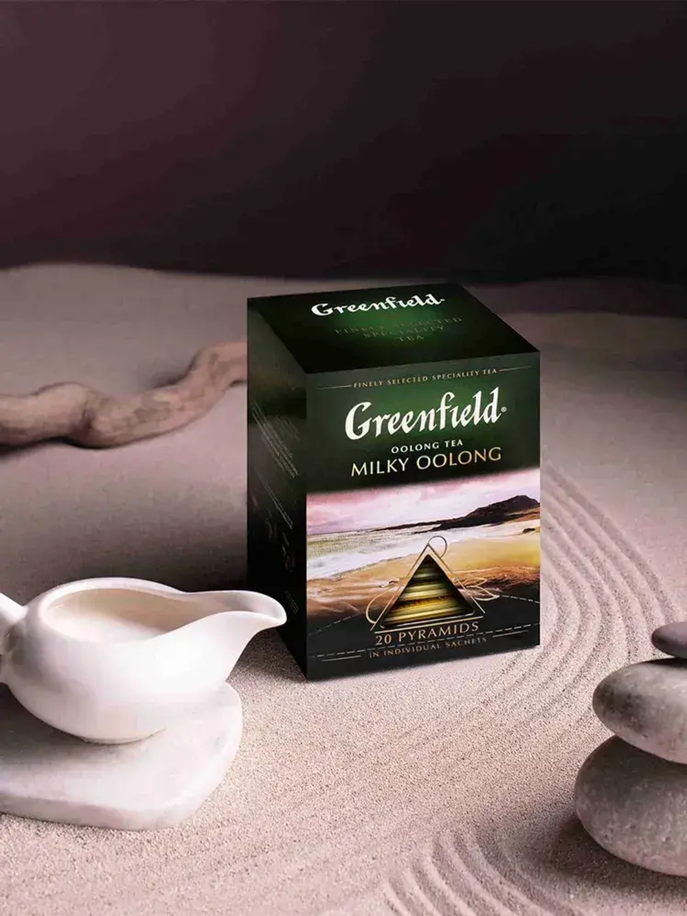 Чай в пирамидках зелёный Greenfield Milky Oolong, 20 шт