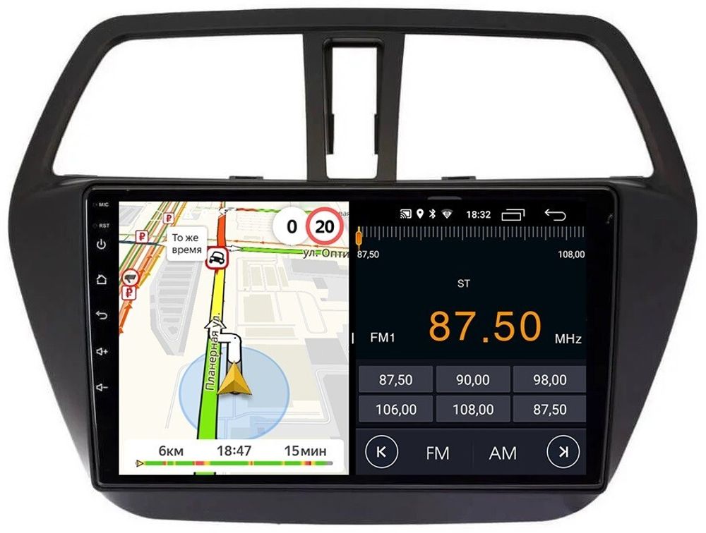 Магнитола Suzuki SX4 2 2013-2021 - Parafar PF125FHD на Android 13, 8-ядер, 2Гб+32Гб, CarPlay, 4G SIM-слот