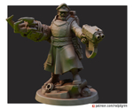 Astra Militarum Commissar Гроза Орков миниатюра для AOS,Waha, Настольная игра, НРИ, Варгейм, РПГ