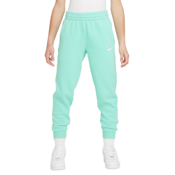 Штаны для девочки теннисные Nike Club Fleece Jogger - emarald rise/white