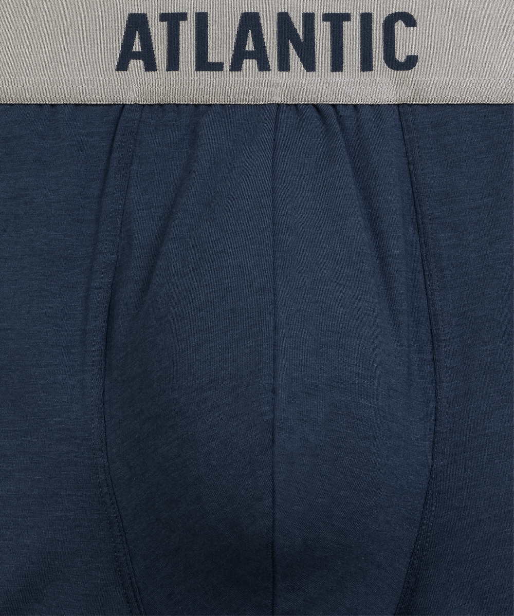 Мужские трусы шорты Atlantic, 1 шт. в уп., пима хлопок, сине-зеленые, MH-1203