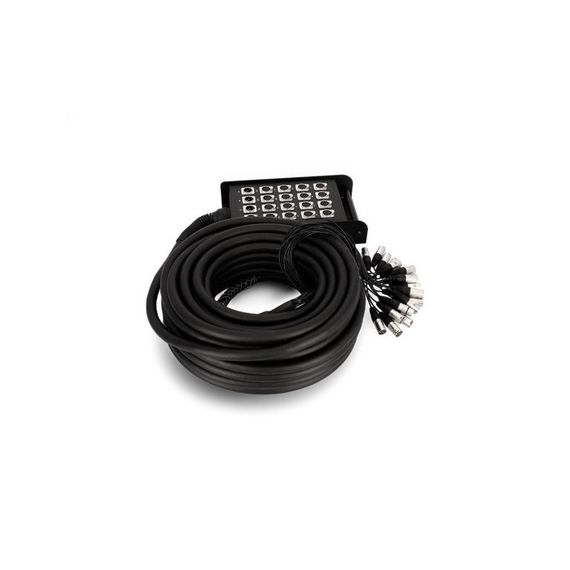 Adam Hall K 20 C 30 - мультикор со стейдж-боксом, 16 x XLR возврат, 4 x XLR посыл, 16 + 4 x 0.314 мм