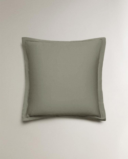 ZARA HOME (300 НИТЕЙ) НАВОЛОЧКА ИЗ ХЛОПКА, СИНИЙ